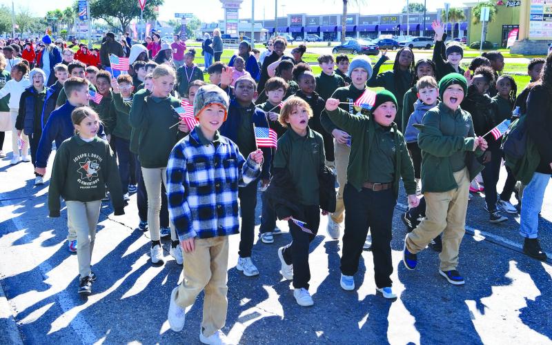 St. Bernard Hosts Parade for Veterans Day