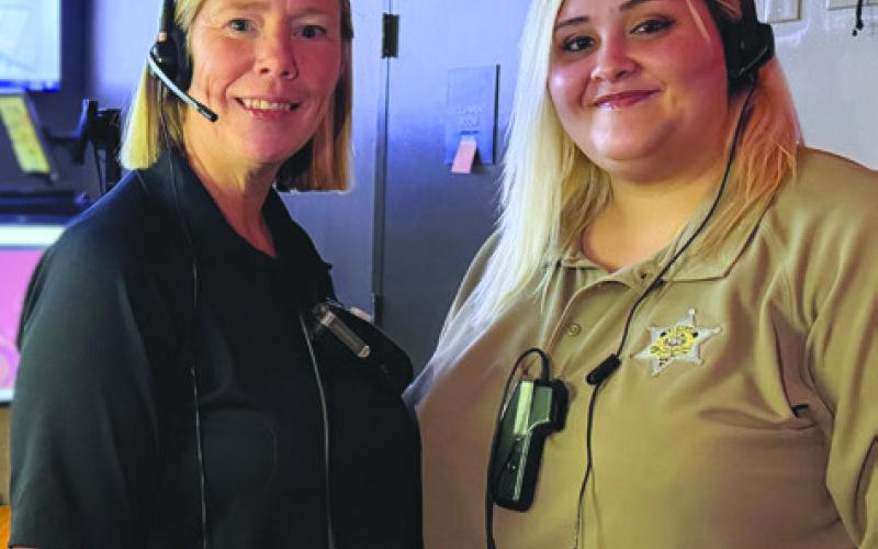 From left: Lt. Roxanne Bryant and Sgt. Brooke Sevin