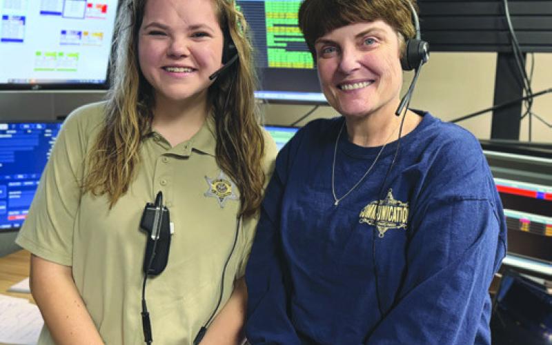 From left: Dep. Trinity Frey and Dep. Ti any George