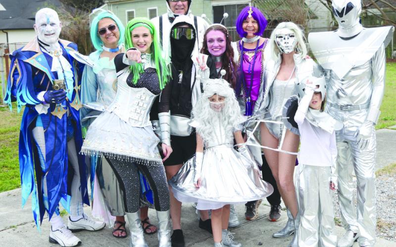 There is a growing Carnival tradition taking place in Old Arabi - the Arabi Lundi Gras Walking Parade.