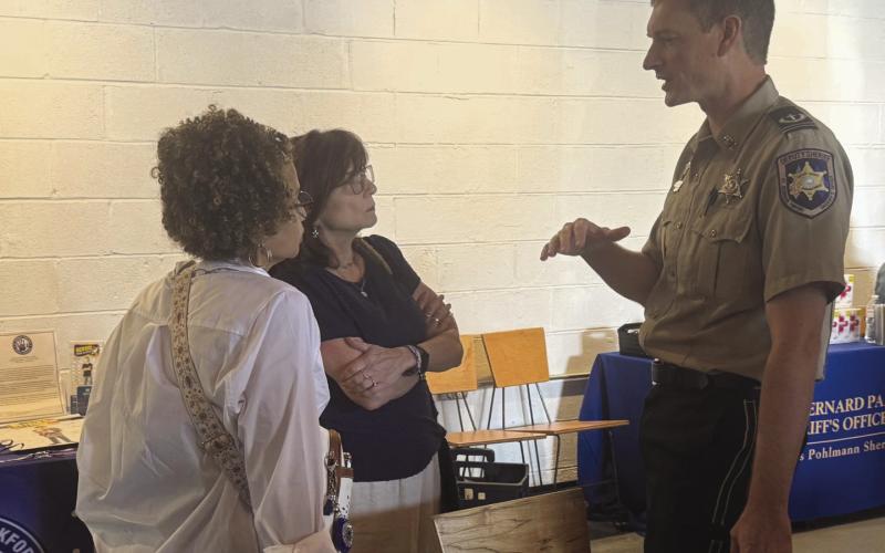 St. Bernard Sheri's Oce Chaplain Aaron Johnson took part in an event that brought together residents, community partners and organizations dedicated to supporting individuals on their journey to recovery.
