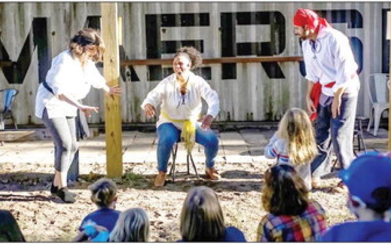 Goat in the Road Productions will do Pirate Improv next week at the library,