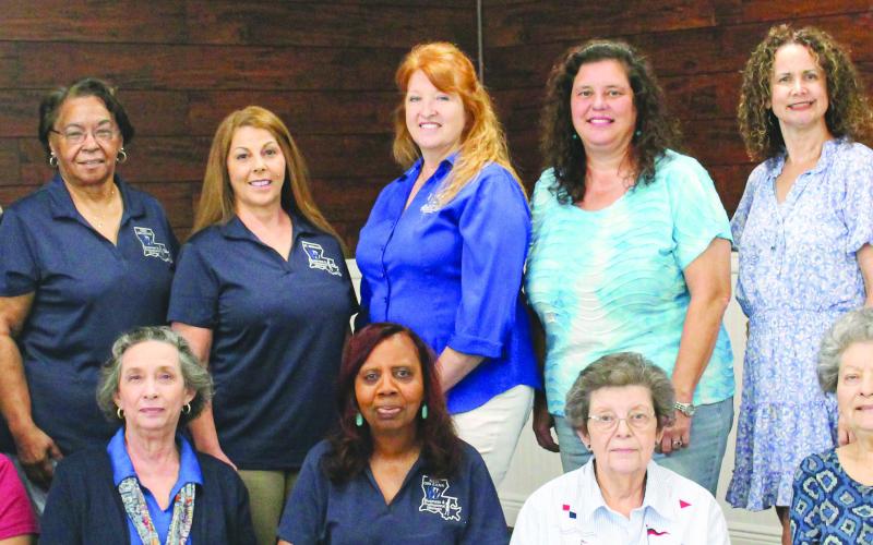 Members of the New Orleans and St. Bernard Business &amp;amp; Professional Women (BPW) organizations attended the annual Southeast Fall District Meeting on Saturday, September 30 at Rocky &amp;amp; Carlo’s Restaurant in Chalmette. Pictured in the back row, from left: KaTrina Griffin, Amber Prattini Wallo, RoseMaria Broussard, Cynthia Ryckaert, Jenifer Heintz, Suzanne Sweeney, Angie Roy and Daisy Spriggens. Front row: Kaaren Montgomery-Grimes, Claudette Reuther, Rene Hollins, Adele Folse and Lena Nunez.