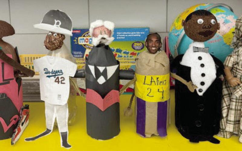 W. Smith Elementary School Third Graders Show Off Recent Art Projects