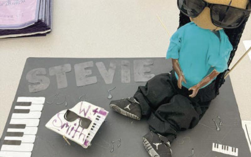 W. Smith Elementary School Third Graders Show Off Recent Art Projects