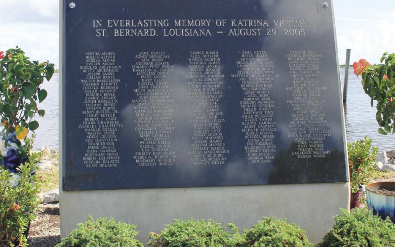 Shell Beach Katrina Memorial. Photo by Amber Prattini Wallo.