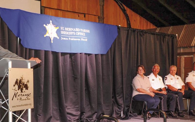 Louisiana Supreme Court Chief Justice John L. Weimer was the keynote speaker at an awards ceremony held July 9 by the St. Bernard Sheriff's Office to recognize the dedication and hard work of several deputies.