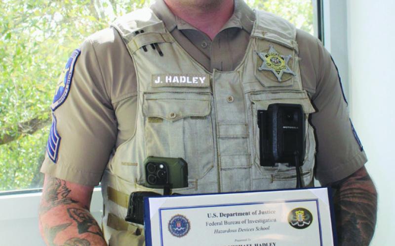 SBSO Sgt. Jacob Hadley Graduates From Hazardous Devices School