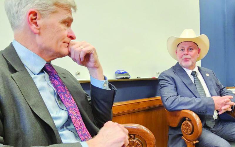 Senator Bill Cassidy and Parish President - Elect Louis Pomes in Washington, D.C.