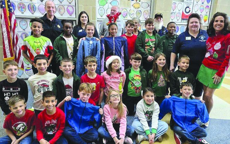 Knights of Columbus Council 8442 Donates More Than 150 Children’s Coats to Two Local Elementary Schools