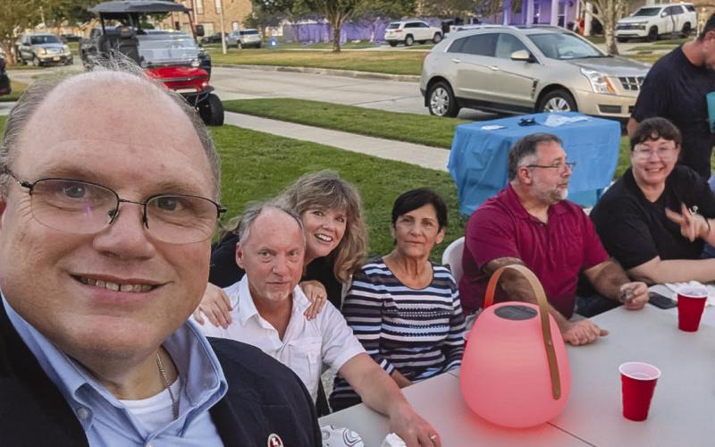 Rep. Bayham Joins Parish Leaders at Night Out Against Crime
