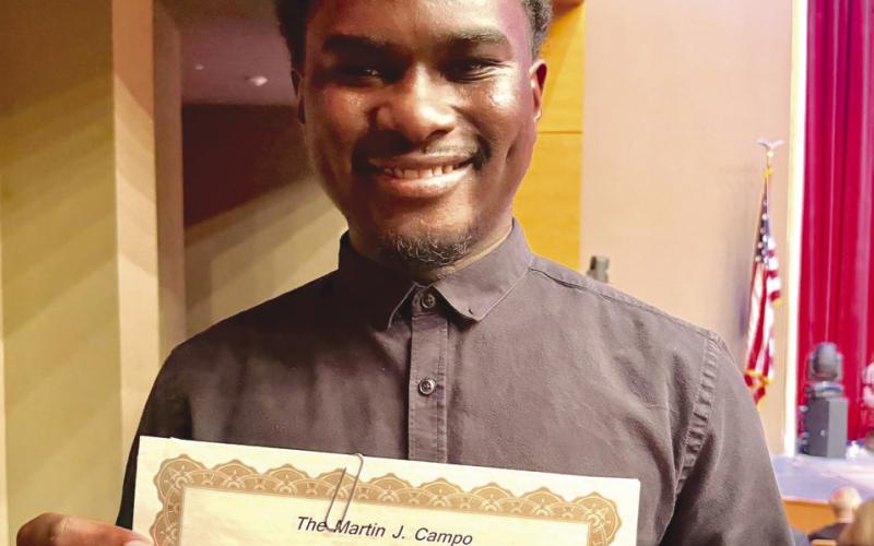 Denim Bell, Inaugural Recipient of the Helen and Martin J. Campo, Jr Scholarship