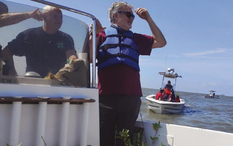 SBSO Marine Division Assists with CHS 4-H Mangrove Project