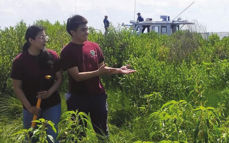 SBSO Marine Division Assists with CHS 4-H Mangrove Project