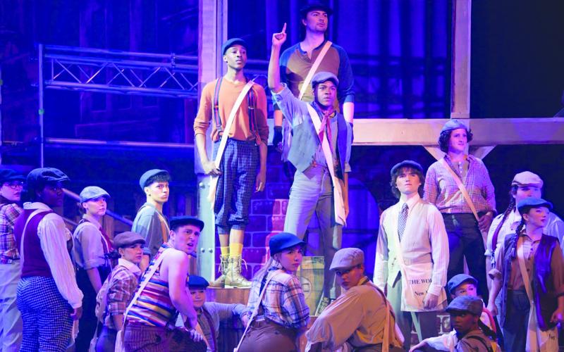 Cast, Crew, And Scenes From Newsies