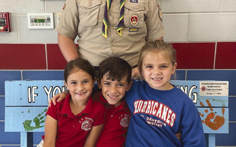 Local Eagle Scout Installs Buddy Benches At All St. Bernard Elementary Schools To Promote Kindness