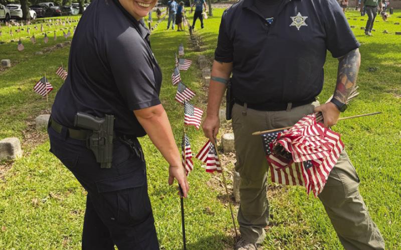 From left: SRO Dep. Jamie Lovas and SRO Lt. Marco Spicuzza.