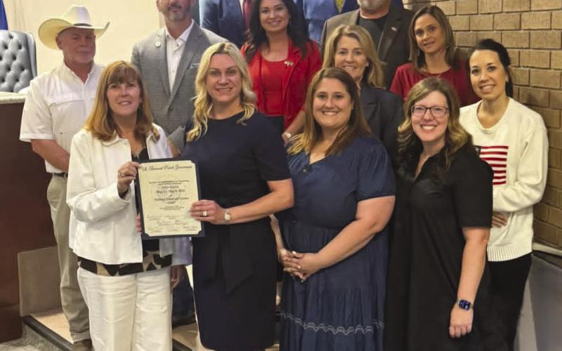 The parish council recognizing the e orts of the St. Bernard O ce of Tourism and Tourist Commission.