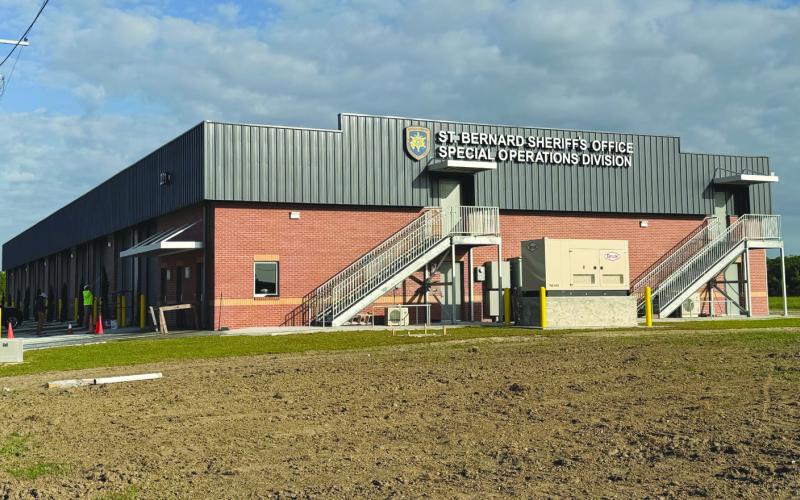 The St. Bernard Parish Sheri 's O ce new Special Operations Division facility on Paris Road provides a centralized hub for emergency response operations, housing specialized equipment and resources to better serve the community.