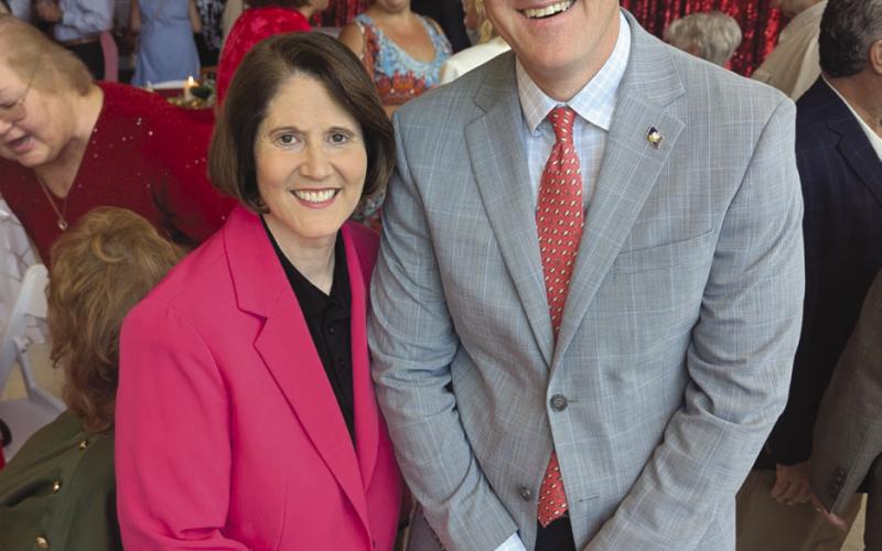 Superintendent Mary Lumetta and Dr. Cade Brumley, the Louisiana State Superintendent of Education, were two of the many distinguished guests gathered for the celebration.