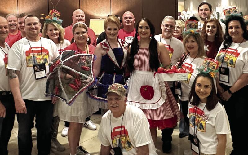 The Louisiana Crawfish Festival received Division IV's Festival of the Year Award at the Louisiana Association of Fairs and Festivals' (LAFF) convention held February 2-5. Additionally, at the convention, LA Crawfish Festival Board President, Cisco Gonzales, Sr., received Division IV's Volunteer of the Year Award; and Katie Keller with the Tomato Festival received Division I's Best Website Marketing Award.