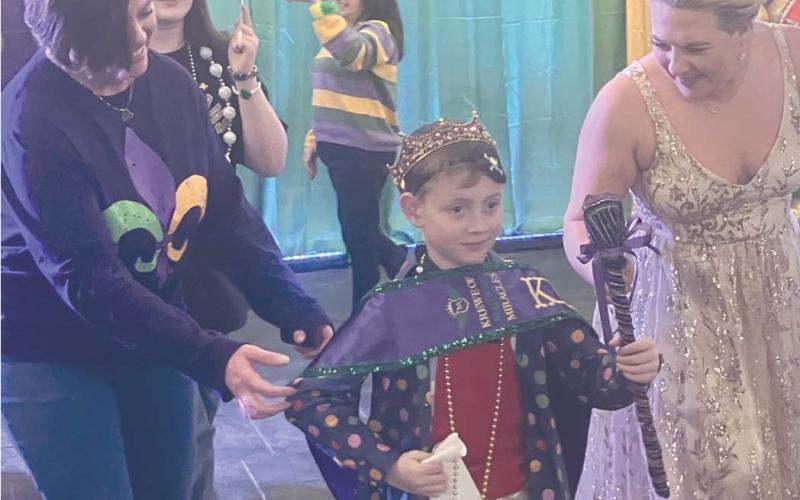 Members of the special needs community in St. Bernard Parish participate in the Krewe of Majestic Miracles Ball at Docville Farm. After the krewe's royal court was selected, attendees were able to enjoy food, a second line, and a general festive atmosphere.