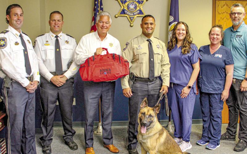 SBSO Receives Donation of K9 First Aid Equipment