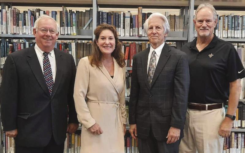 (From Left to Right): Ewell Potts III, Adele Faust, Van Robichaux, Mike Gorbaty