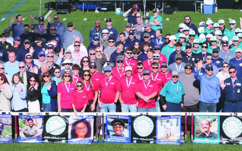 Volunteers, administrators, elected o cials and community partners from across St. Bernard Parish were in attendance at the 2026 Special Olympics, held at Bobby Nuss Stadium at Chalmette High School.