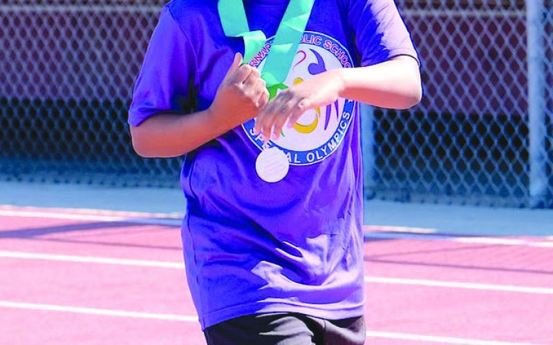 W. Smith, Jr. Elementary athlete Hidayat Bermudez.