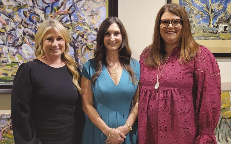 From left: Jennifer Domingo, Dawn Russell and Nicole Moity