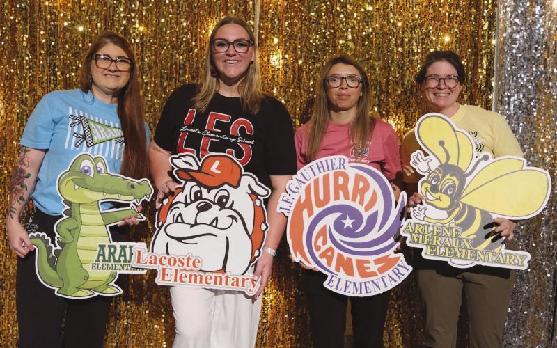 From left: Kayla Mann, Rebecca Moore, Heather Guillot, and Jenna Andry.