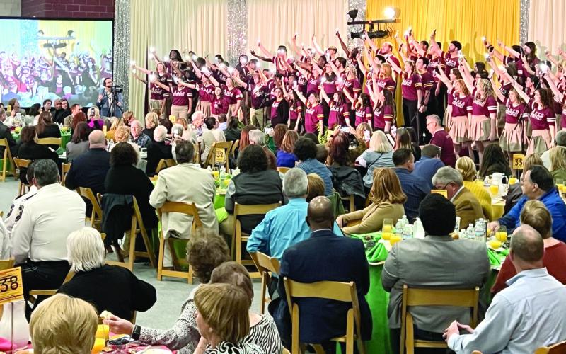 St. Bernard Parish Public School System's annual Day of Reflection Breakfast on Nov. 14 included performances by the CHS Jazz Quartet and the CHS Voices.
