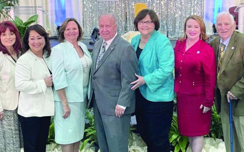Pictured are members of the St. Bernard Parish School Board. From left: Joseph 'Joe' Long (Dist. 5), Sean Warner (Dist. 4), Rosiland White (Dist. 10), Kelly Le-Bowman (Dist. 3), Diana Dysart (Dist. 7), Clifford Englande (Dist. 8), Superintendent Doris Voitier, Katherine Lemoine (Dist. 1), Donald 'Don' Campbell (Dist. 11), Carly Jackson (Dist. 6) and William 'Bill' Egan (Dist. 2).