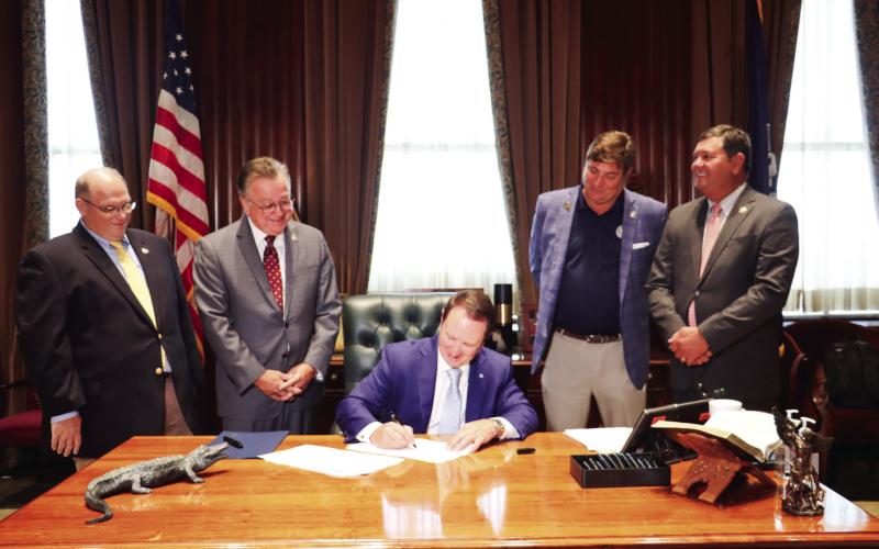 LA Rep. Bayham Co-Sponsors Imported Seafood License Bill Signed into Legislation