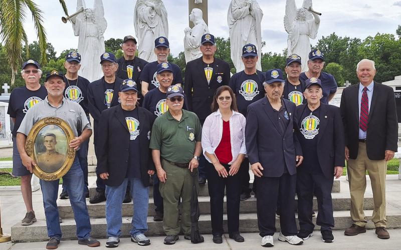 Members of Vietnam Veterans of America Chapter 550 and members of the Los Isleños held their annual Memorial Day Remembrance at St. Bernard Catholic Cemetery. American Flags were placed on all Veteran's grave sites.