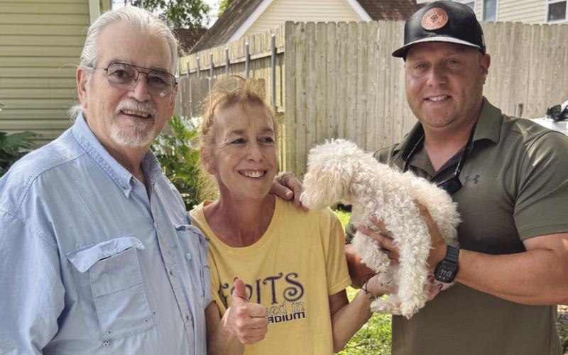 SBSO Reunites Missing Dog, Fannie Mae, With Owner