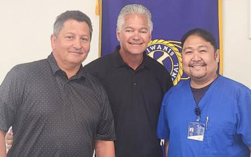 At this week's Kiwanis’s meeting, Stanley Simeon, SBSO Addiction Resource Coordinator, St. Bernard Sheriff Jimmy Pohlmann and Arc Balinbin, Community Liason for Oceans Behaviorial Hospital, spoke about resources in and around the surrounding areas for mental health and addiction resources.