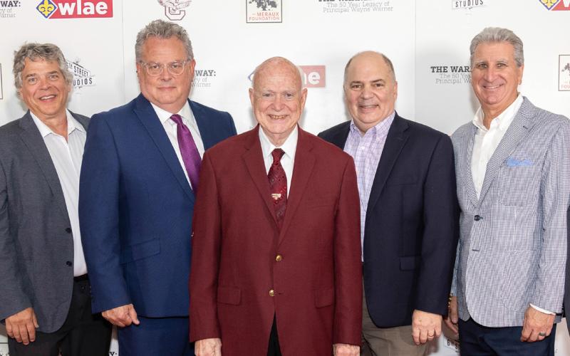 6th Street Studios Production Team with Wayne Warner at premiere.