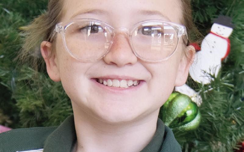 Raelynn Prestenbach Elementary Student of the Year
