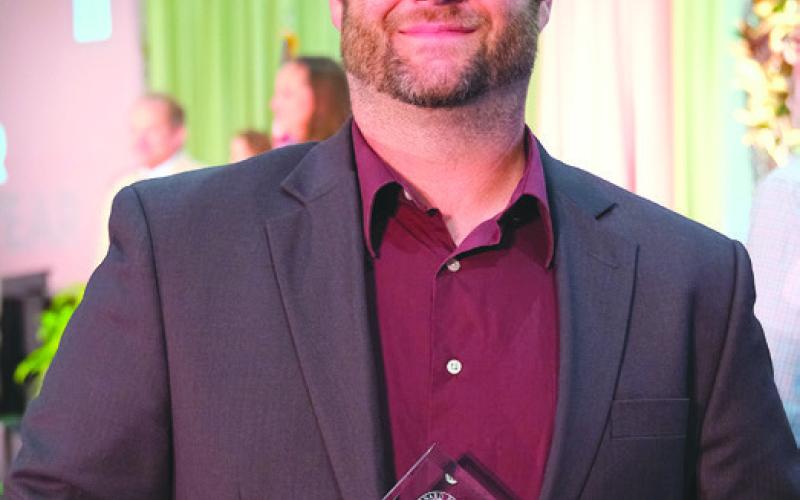 District, regional, and state semi. nalist teacher of the year Kenneth Brown of Chalmette High School.