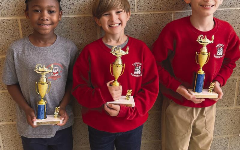 Learners' Division from left: Jaxon Kempele, Ethan Mendel, Kaiser Eljaouhari.