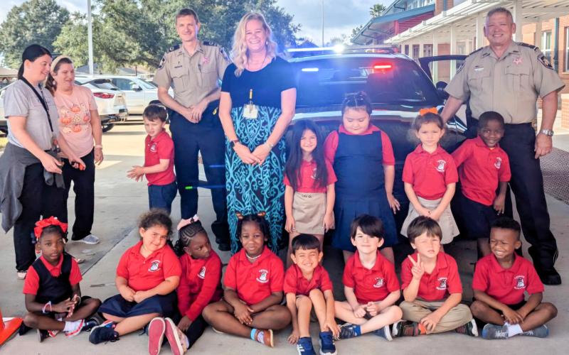SBSO Visits with Lacoste Students