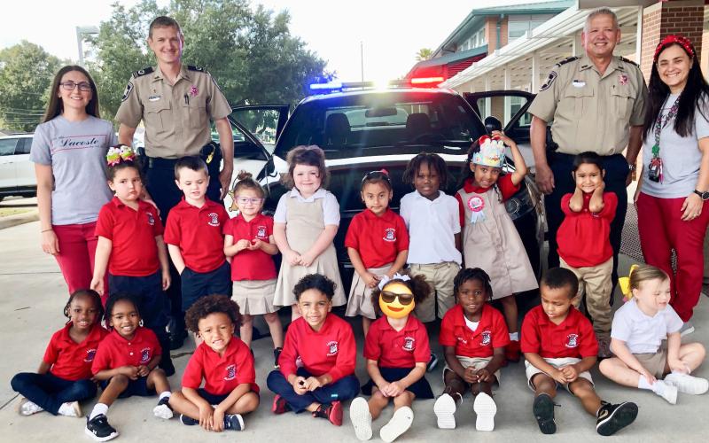 SBSO Visits with Lacoste Students