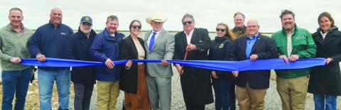 The Louisiana Coastal Protection &amp; Restoration Authority (CPRA) held a ribbon cutting ceremony for the Lake Borgne Marsh Creation Project.