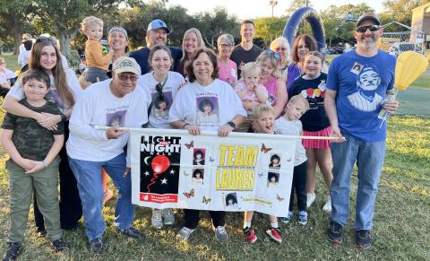 The Leukemia And Lymphoma Society, Light the Night Walk. Team Lauren walked in memory of Lauren Saubat. Lauren was a 1996 graduate of Chalmette High School, Captain of the Cheerleaders, President of the Student Council , Maid on Homecoming Court and a Golden Owl. Lauren died October 23,1997 from leukemia after a long and courageous fight. Thank you to everyone who walked for Team Lauren and donated!!