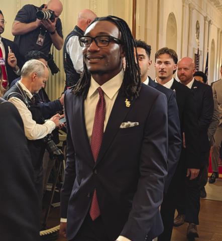 The LSU Baseball Team was hosted by the White House after winning the 2025 National Championship over the summer.