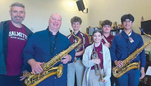 Left to Right Jason Rusk, Bruce Brackman, Tyce Duque, Samantha Thornton, Patrick Browning, Orlando Espinosa-Martinez.