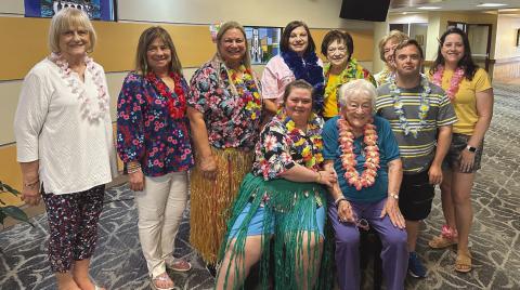 SBCV Bring Luau-Themed Bingo to St. Margaret’s at Mercy