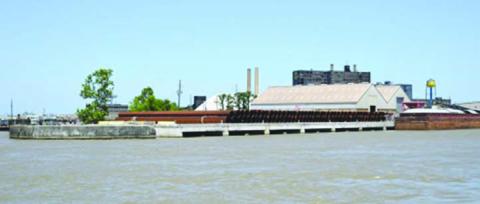 The newly rehabilitated 119-year-old Chalmette Slip. This rehabilitation was the highlight of 2025 for the port.